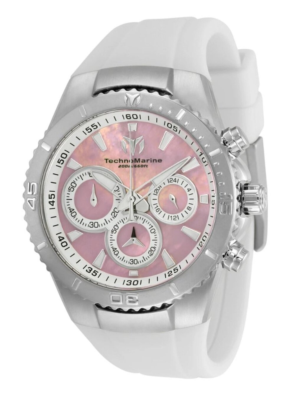 TechnoMarine Manta Sea Women's Watch w/ Mother of Pearl Dial - 40mm, White